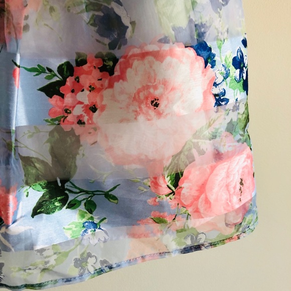 Jona Michelle Beautiful Floral Striped Dress - Picture 4 of 6